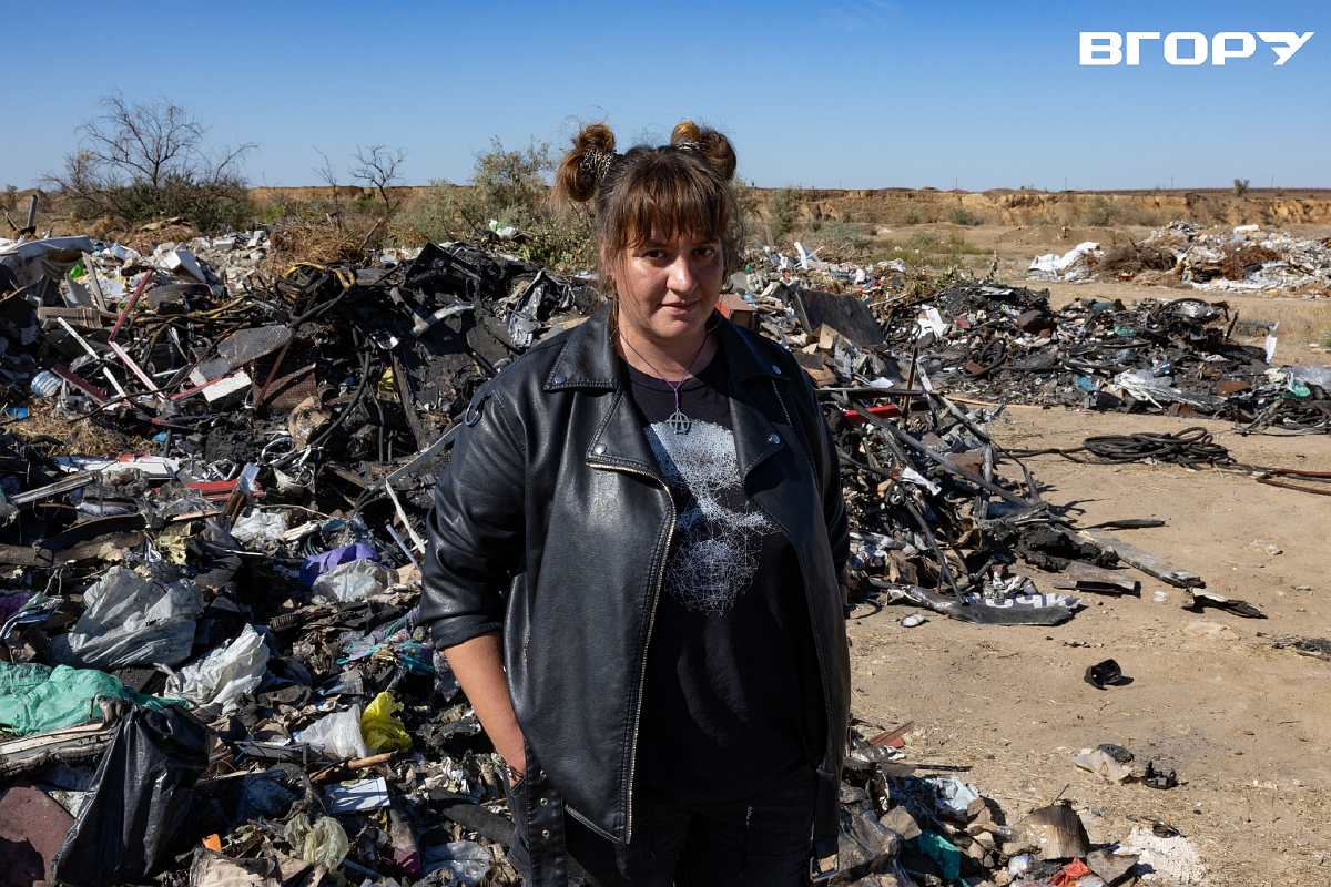 Працівниця зеленого будівництва Херсона Ольга Чернишова